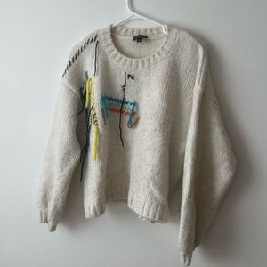 SOLD Topshop Knit String Sweater